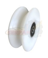 RUEDA POLIAMIDA CARGADOR HORNO Ø100x34mm CON DOBLE RODAMIENTO
