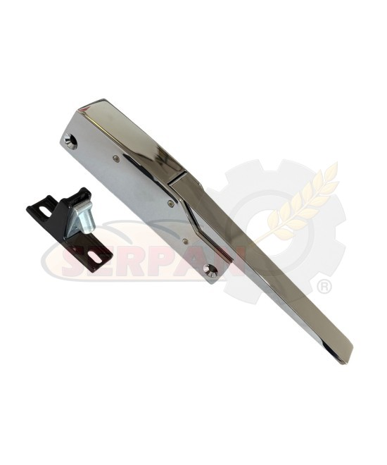 MANETA PUERTA CROMADA 790 MANGO RECTO PUERTAS DE CAMARAS FRIGORIFICAS ARMARIOS CONGELACION HORNOS