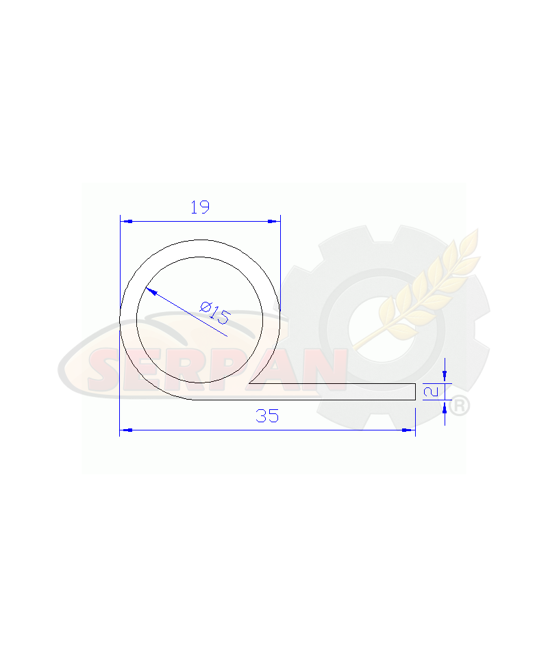 GOMA PARA PUERTA HORNO BERTAM / DANZI / HORMAPAN