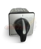 INTERRUPTOR TELERGON T0002000012E1N1 BHIPLAT B-202 0-1 20A 3P 48x48mm