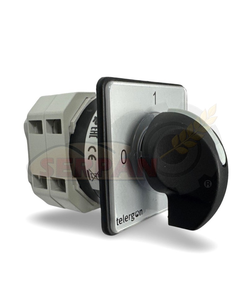INTERRUPTOR TELERGON T0002000012E1N1 BHIPLAT B-202 0-1 20A 3P 48x48mm