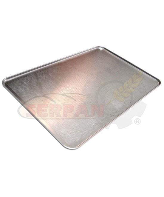 BANDEJA HORNO MICROPERFORADA EMBUTIDA 600x400mm UNOX. FM. CONBEQ. DOBRA. RMG. SALVA. SUAKIN