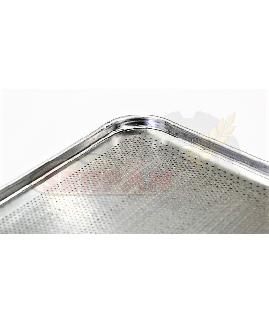 BANDEJA HORNO MICROPERFORADA EMBUTIDA 600x400mm UNOX. FM. CONBEQ. DOBRA. RMG. SALVA. SUAKIN