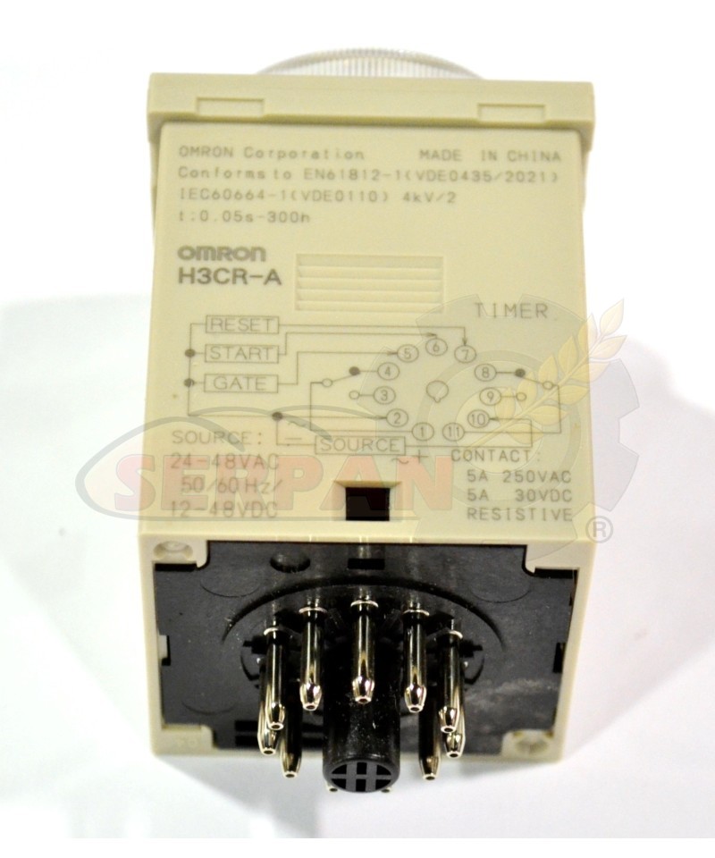 OMRON H3CR-A 240VAC Cámaras de reposo: SUBAL MAPANVA  Empaquetadoras: MAPE ; RAELMA  Hornos: SUPER MAESTRO
