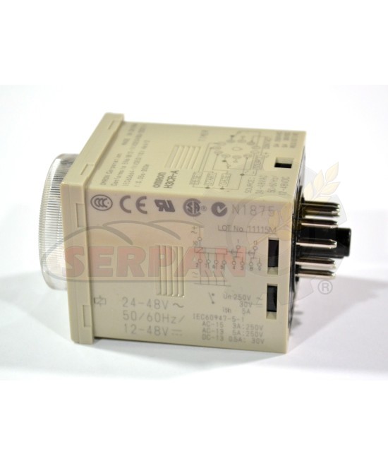 TIMER OMRON H3CR-A 240VAC Cámaras de reposo: SUBAL MAPANVA  Empaquetadoras: MAPE ; RAELMA  Hornos: SUPER MAESTRO