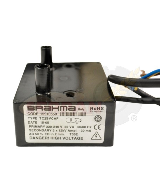 TRANSFORMADOR ENCENDIDO BRAHMA TC2SVCAF QUEMADOR FLAXMER LE 8