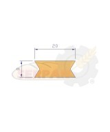 Asiento Goma 20x8mm THT para empaquetadora RAELMA R-ENA