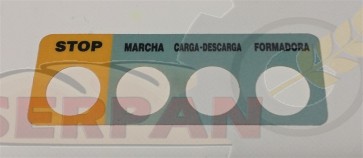 ADHESIVO MANDO A DISTANCIA CAMARA DE REPOSO SUBAL CSM TREN ELABOREO