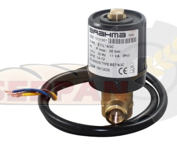 ELECTROVALVULA BRAHMA 13191801 TIPO E7/L A3C NC QUEMADOR FLAXMER LE8 LE15