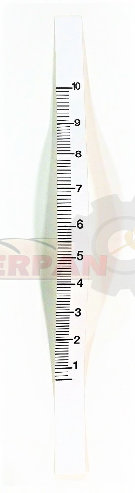 PEGATINA INDICADOR DISCO PESO PESADORA SUBAL CSM ESCALA 1 A 10