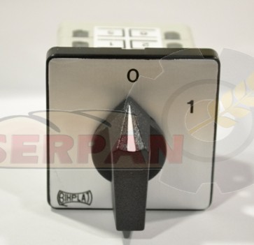 INTERRUPTOR TELERGON BHIPLAT B-202 V16  0-1 20A 3P 48x48mm