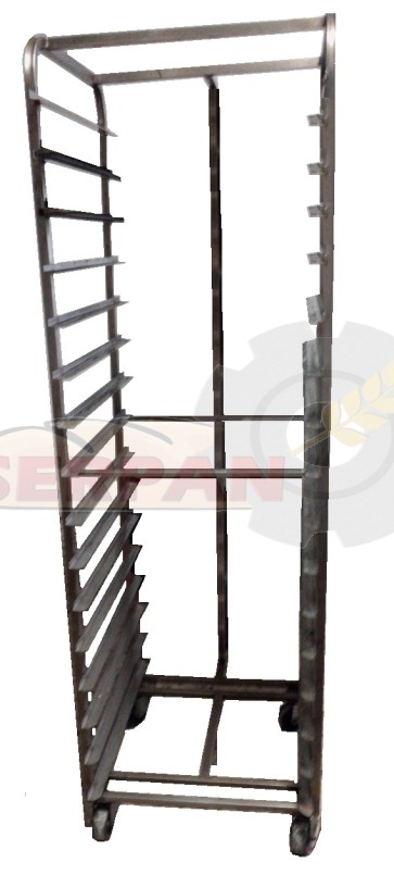 CARRO HORNO GASHOR 80x50cm ACERO INOX