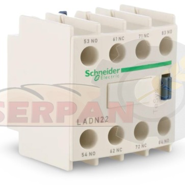 BLOQUE 4 CONTACTOS SCHNEIDER 2N/0 ; 2N/C LAND22