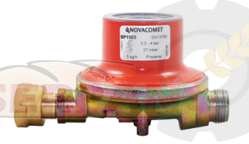 REDUCTOR DE PRESIÓN NOVACOMET ENTRADA 0,5 a 4bar / SALIDA 37mbar M20/150 5KG/H