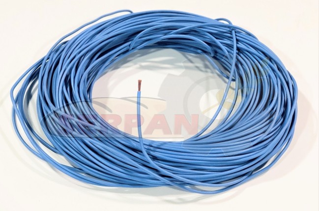 Cable Silicona Alta Temperatura O1 5mm Azul