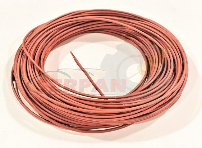 Cable Silicona Alta Temperatura O2 5mm Marron