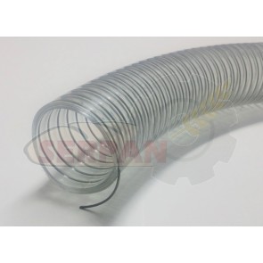 MANGUERA SILO HARINA PVC Ø50mm ESPIRAL DE ACERO RYLASPIR