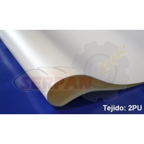 Lona empaquetadora envasadora MAPE 1280 x 250 sin fin. PVC Poliuretano SUBAL, MAPANVA, CSM, BONGARD,