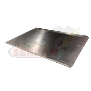 BANDEJA 600x400 ALUMINIO DURO 2 BORDES PARA PANADERIA Y PASTELERIA