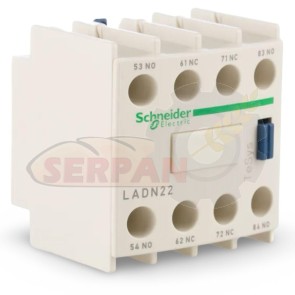 BLOQUE 4 CONTACTOS SCHNEIDER 2N/0 ; 2N/C LAND22