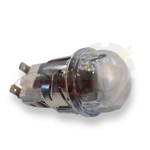 PORTALÁMPARAS PARA HORNO CON CRISTAL DE PROTECCIÓN 300ºC UNOX, FM, RMG, CONBEQ, DOBRA, SMEG, BESTFOR, UNINSA...