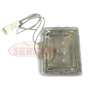 PORTALÁMPARAS RECTANGULAR HORNO 25W NOVA LH901 HORNO FM