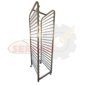 CARRO BANDEJERO 60x40 ACERO INOXIDABLE