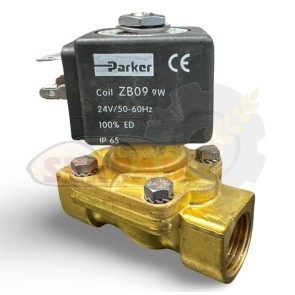 ELECTROVÁLVULA PARKER PM123 ZB09 1/2" 2 VIAS 