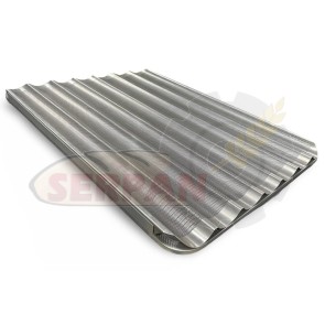 Bandeja aluminio acanalada 60x40cm horno Revent Begesa Salva Bertam Mondial Forni Real Forni Saturnino de la Oliva UNOX DOBRA RMG FM EKA