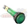 PILOTO SEÑALIZACIÓN VERDE HORNO Ø8mm CON ROSCA 230Vac